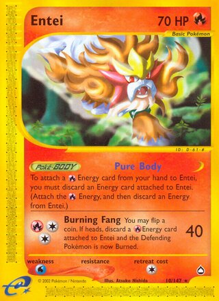 Entei 10/186 from Aquapolis