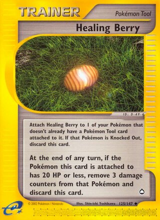 Healing Berry 125/186 from Aquapolis