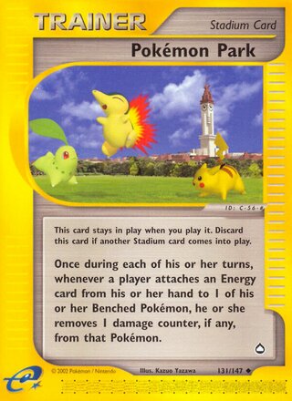 Pokémon Park 131/186 from Aquapolis