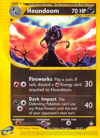 Houndoom 15/186 from Aquapolis