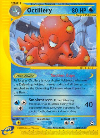 Octillery 26/186 from Aquapolis