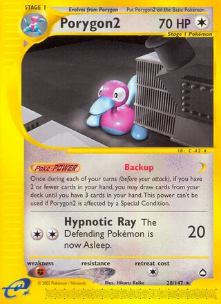 Porygon2 28/186 from Aquapolis