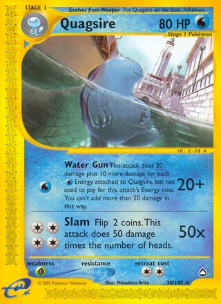 Quagsire 30/186 from Aquapolis