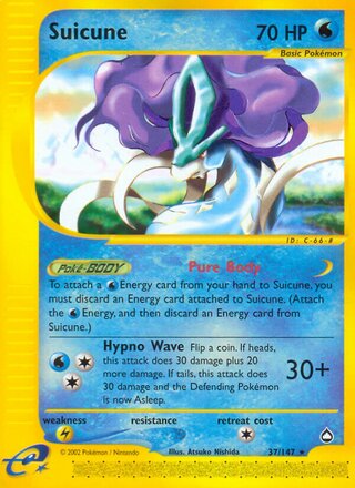 Suicune 37/186 from Aquapolis