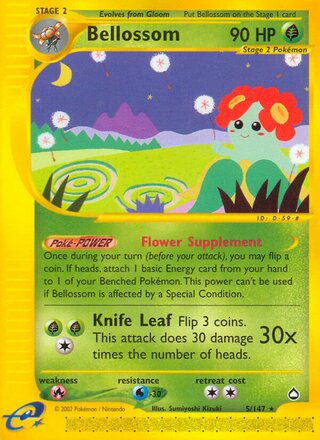 Bellossom 5/186 from Aquapolis