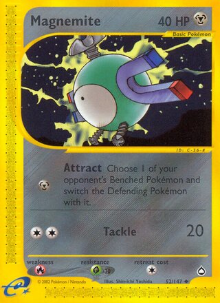 Magnemite 52/186 from Aquapolis