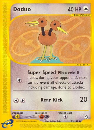 Doduo 73/186 from Aquapolis