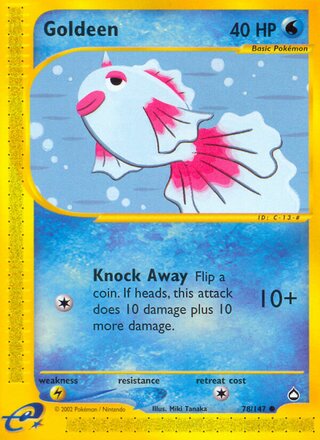 Goldeen 78/186 from Aquapolis