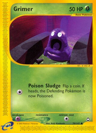 Grimer 79/186 from Aquapolis