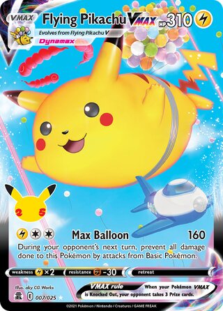 Flying Pikachu VMAX 7/50 from Celebrations