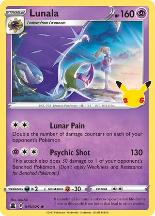 Lunala 15/50 from Celebrations