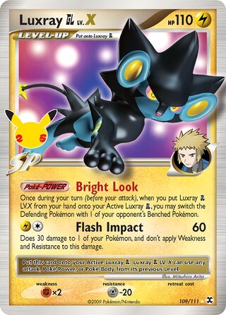 Luxray GL LV.X 109/50 from Celebrations