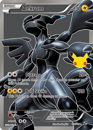 Zekrom 114/50 from Celebrations