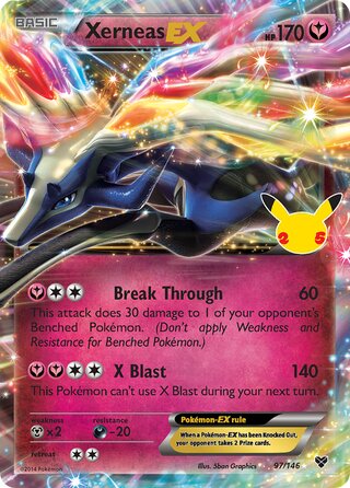 Xerneas-EX 97/50 from Celebrations
