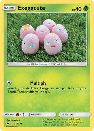 Exeggcute 1/146 from Forbidden Light