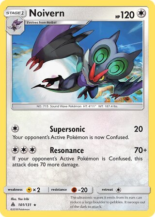 Noivern 101/146 from Forbidden Light