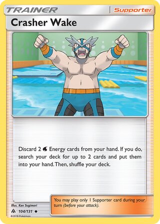 Crasher Wake 104/146 from Forbidden Light