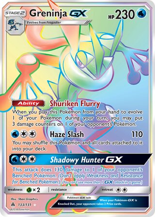 Greninja-GX 133/146 from Forbidden Light