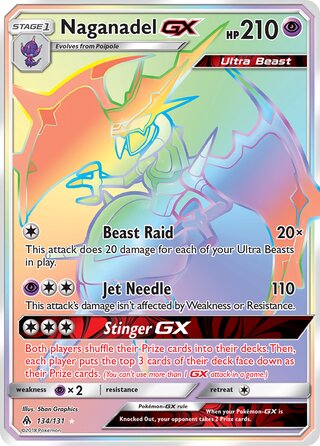 Naganadel-GX 134/146 from Forbidden Light