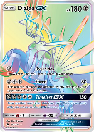 Dialga-GX 138/146 from Forbidden Light