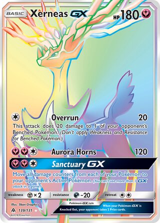 Xerneas-GX 139/146 from Forbidden Light