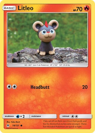 Litleo 18/146 from Forbidden Light