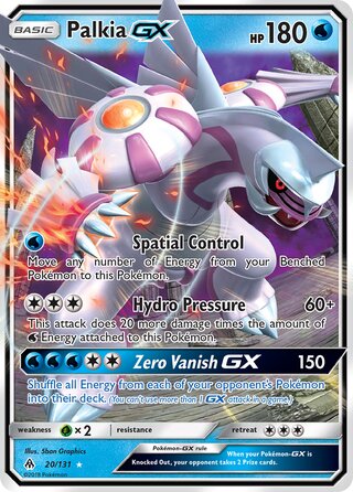 Palkia-GX 20/146 from Forbidden Light