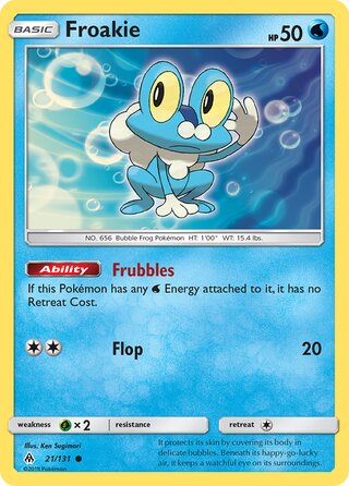 Froakie 21/146 from Forbidden Light
