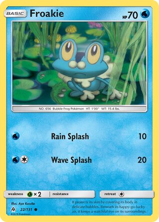 Froakie 22/146 from Forbidden Light