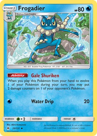 Frogadier 23/146 from Forbidden Light
