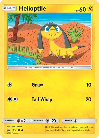 Helioptile 37/146 from Forbidden Light
