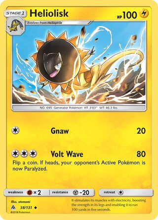 Heliolisk 38/146 from Forbidden Light