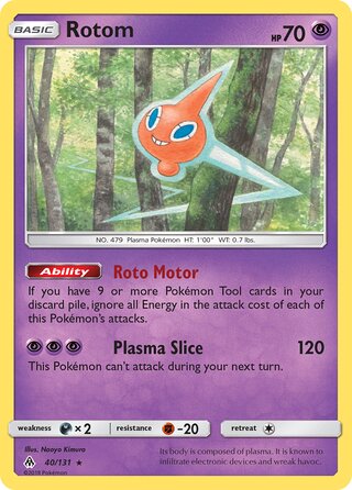 Rotom 40/146 from Forbidden Light