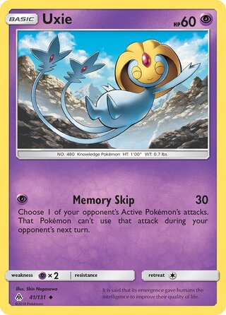 Uxie 41/146 from Forbidden Light