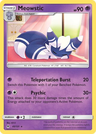 Meowstic 45/146 from Forbidden Light