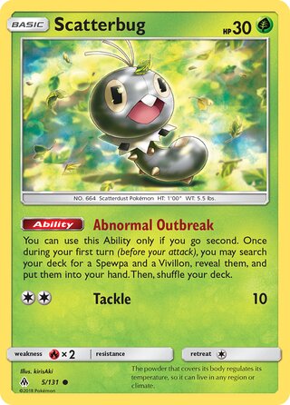 Scatterbug 5/146 from Forbidden Light