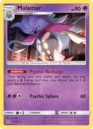 Malamar 51/146 from Forbidden Light