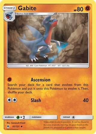 Gabite 61/146 from Forbidden Light