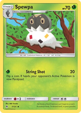 Spewpa 7/146 from Forbidden Light