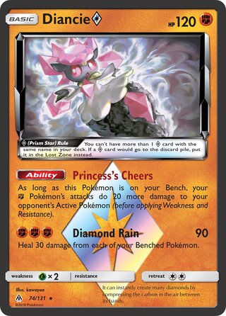 Diancie ◇ 74/146 from Forbidden Light
