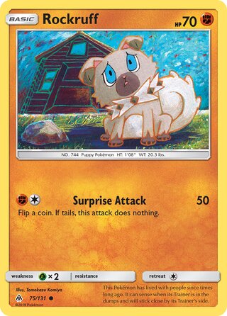 Rockruff 75/146 from Forbidden Light