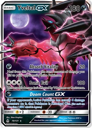 Yveltal-GX 79/146 from Forbidden Light