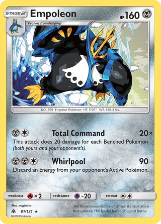 Empoleon 81/146 from Forbidden Light