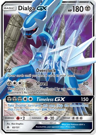 Dialga-GX 82/146 from Forbidden Light
