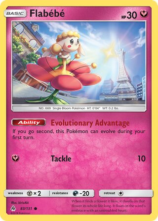 Flabébé 83/146 from Forbidden Light