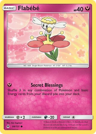 Flabébé 84/146 from Forbidden Light