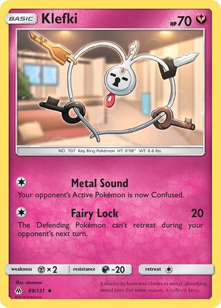 Klefki 89/146 from Forbidden Light