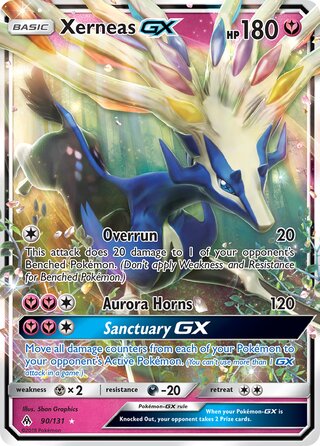 Xerneas-GX 90/146 from Forbidden Light