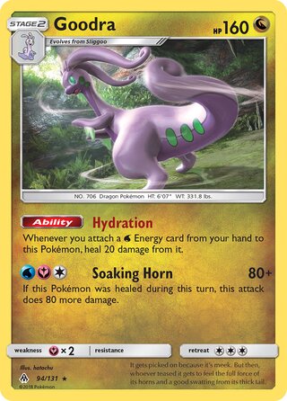 Goodra 94/146 from Forbidden Light