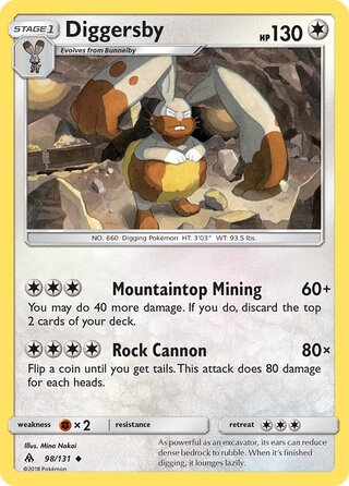 Diggersby 98/146 from Forbidden Light